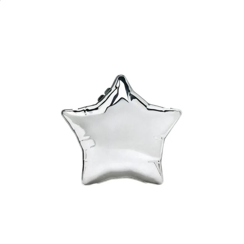 Fashion star shaped silver gold ball womens evening bag Crsosbody handbag matching dress wallet w240821