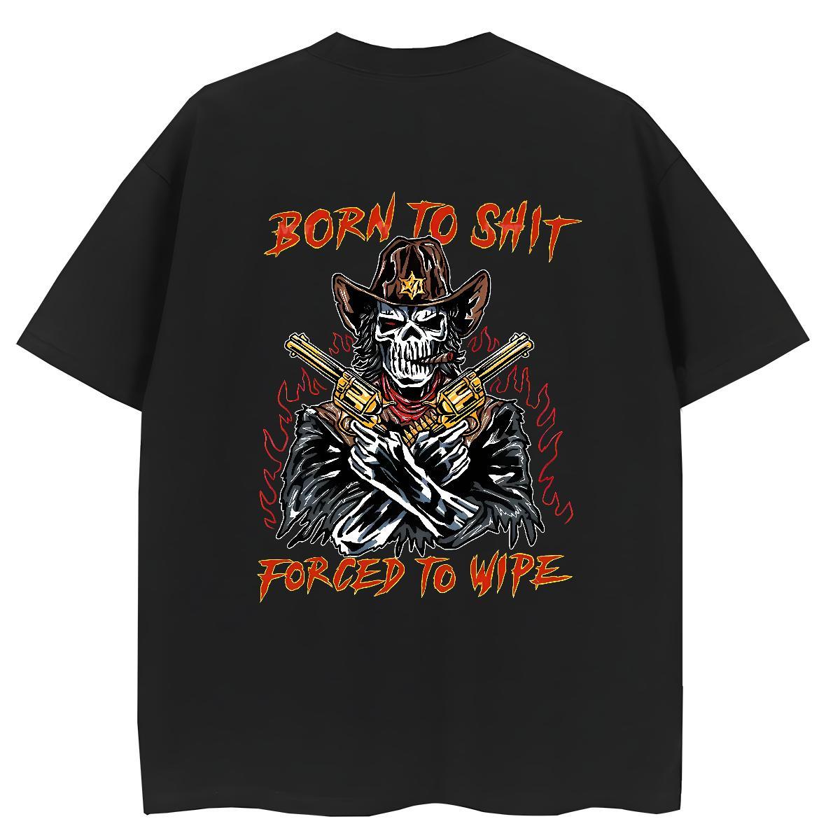 2024 Designer T-Shirts 230g 100% Cotton Breathable Daily Outfit skull Tshirt for Man Woman Nice Cartoon Anime Tees Shirts