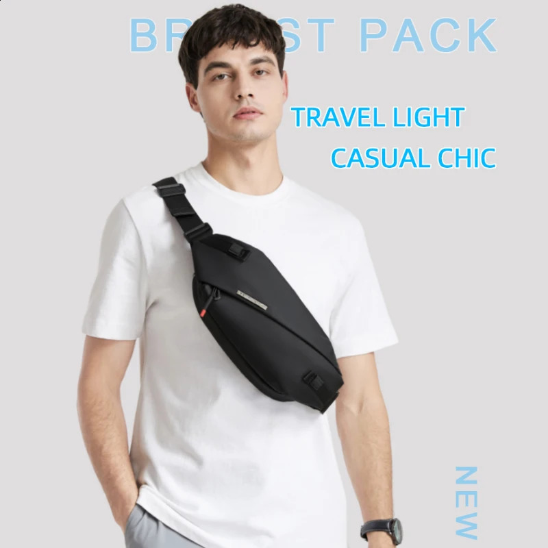 Mens business shoulder bag waterproof luggage 79inch multi pocket Crsosbody mens large capacity 240821