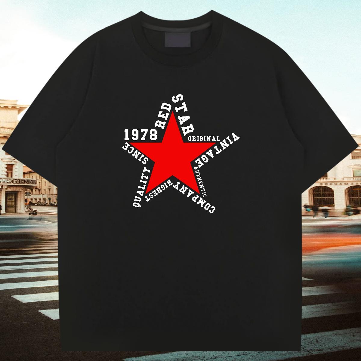 Loose Men Clothes T-Shirt Casual Beach 100% Cotton 230g Black White Short Sleeve Soft letter T-Shirts for Men Free Shipping Clothings