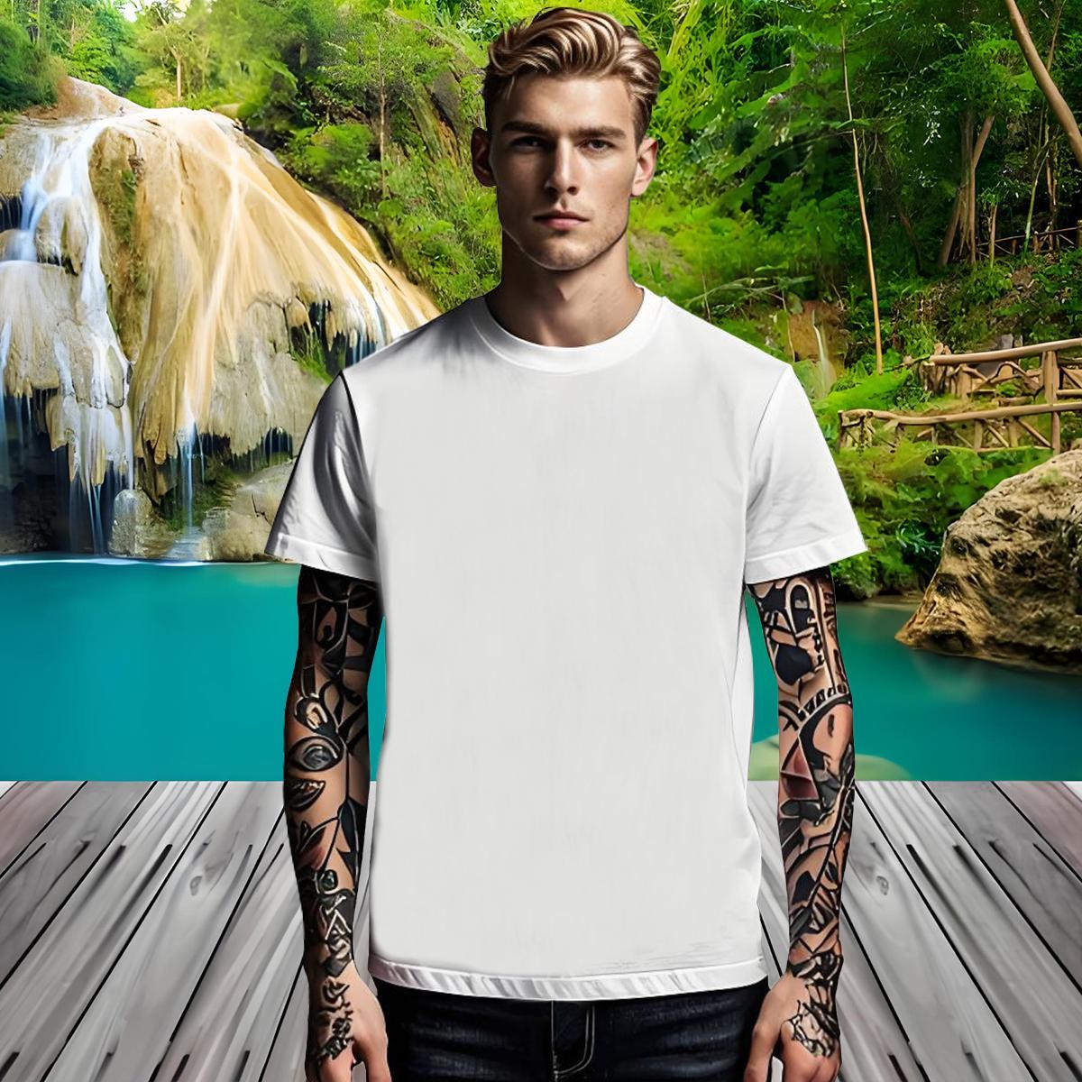 Fashion Designer Men Clothes T-Shirt 100% Cotton 230g Summer Casual skull Breathable Soft T-Shirts for Men Cool Design DIY Printed Tops Tees