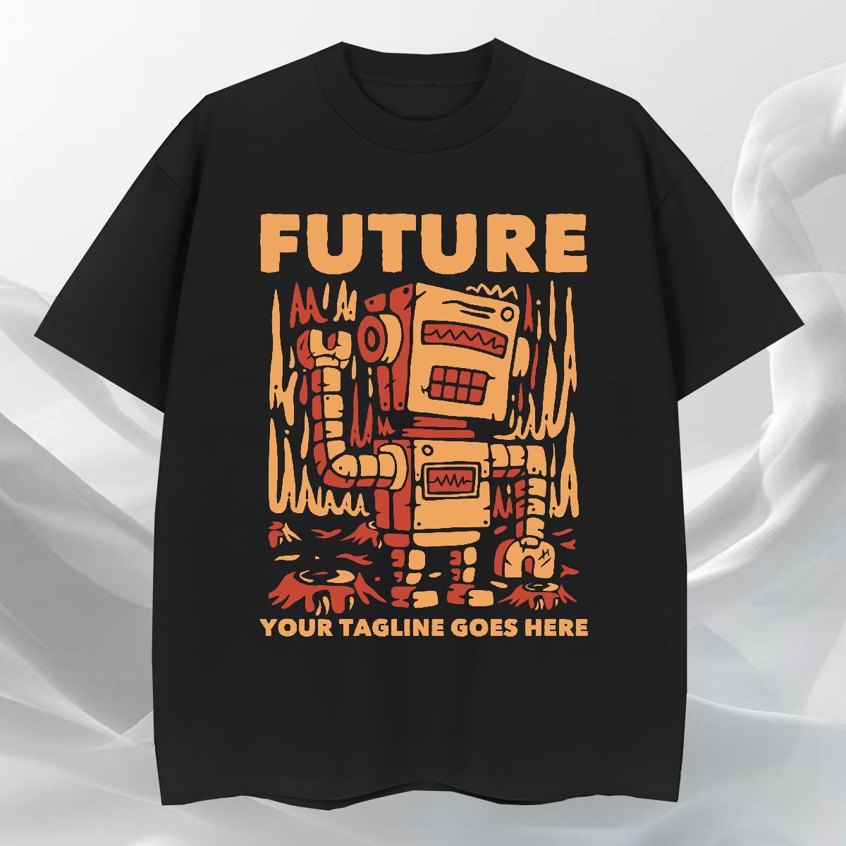 Loose Tshirts Street Wear 230g Pure Cotton DIY Printed Breathable letter Man T Shirts 2024 Designer Top Tees