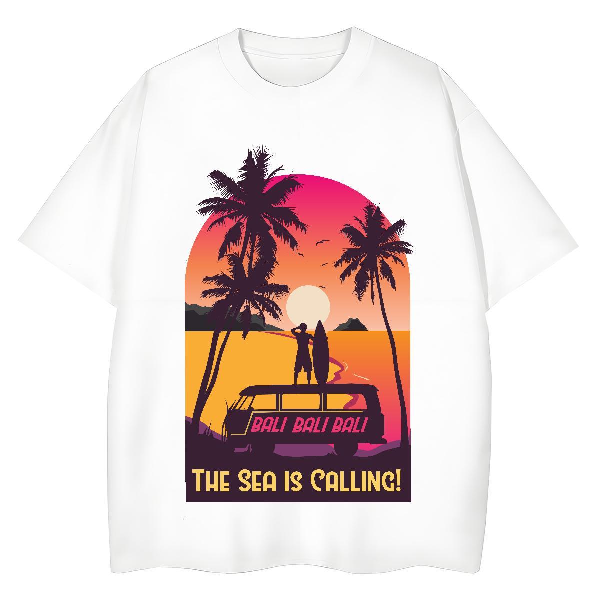 Female Tshirt for Man Woman 230g Pure Cotton car Sports Street Wear Women T Shirts Breathable Soft Floral Print Tshirts