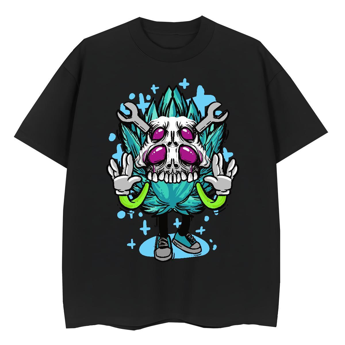 Popular Tshirt for Man Woman Casual 230g Pure Cotton DIY Anime Breathable Crew Neck ET T-Shirts for Men Designer Fashion Tees