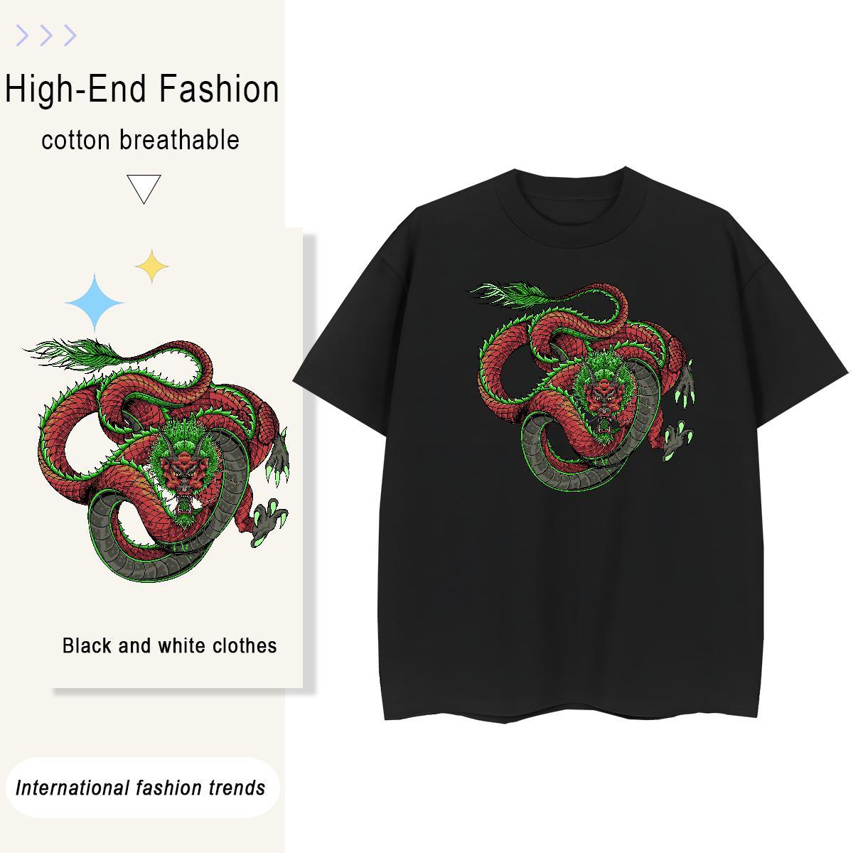 Fashion T-Shirts 100% Cotton 230g Breathable Short Sleeve Hip Hop ferocity Tshirt for Man Woman Designer Nice Graphic Clothes