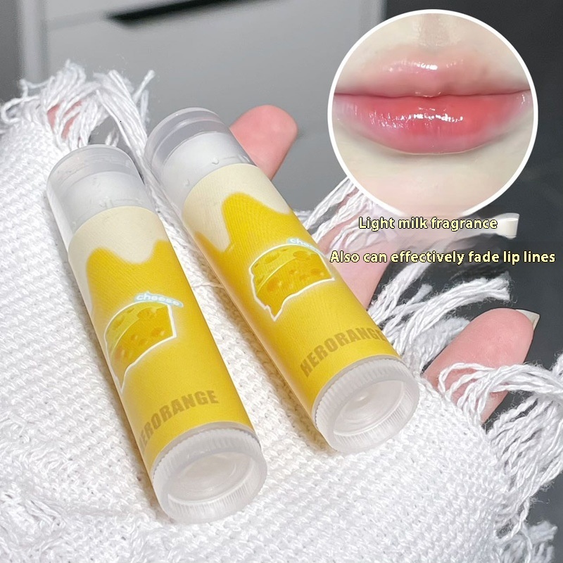 Moisture Rich HERORANGE Zhizhi Lipstick in Milk Scent Diminishes Lip Creases While Keeping Your Lips Hydrated
