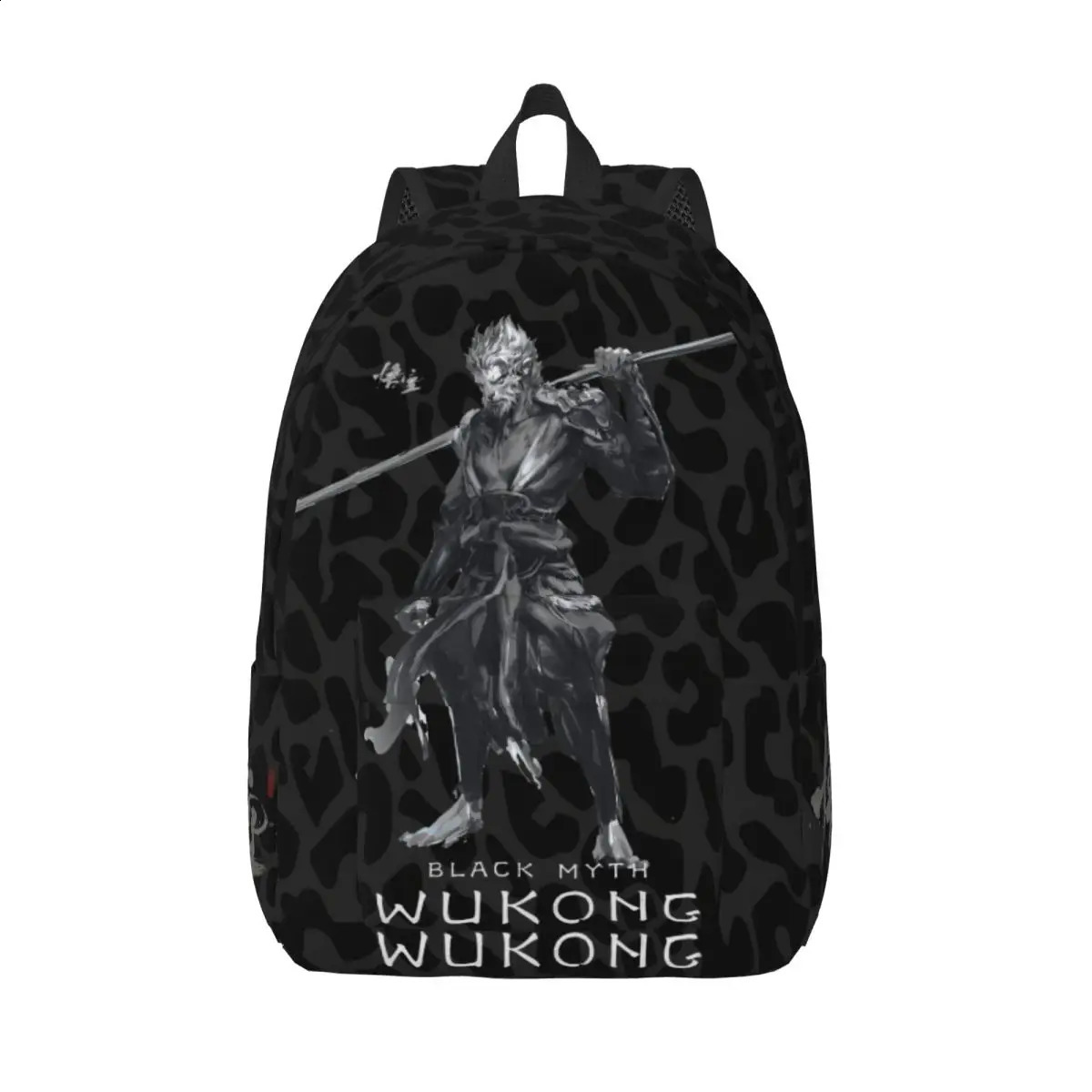 The Most Game of Knapsack Black Mythical King Kong High School Student Cool Campus Gift Rigid Shoulder Day Bag 240822