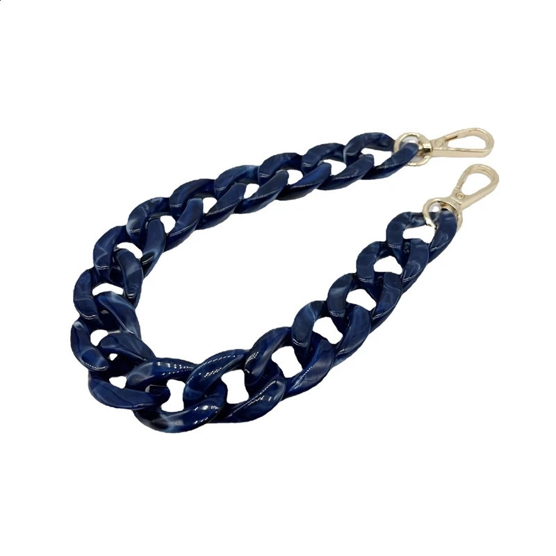2Pcs 2.1cm Wide Acrylic Shoulder Handle Chain Replacement Chain Fashion Strap 60/120cm Detachable Parts Bag Accessory 240821