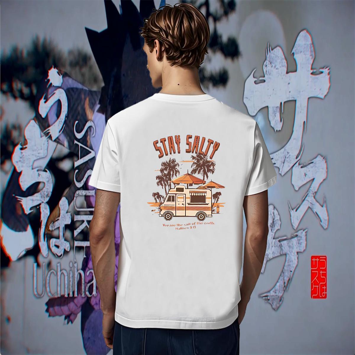Cool Mens Tshirts Spring Summer 230g Pure Cotton Oversized 4XL Short Sleeve O-Neck take a holiday T shirt Casual New Polos