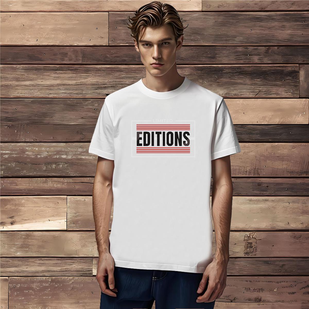 High Quality editions Mens T Shirts High Street Hip Hop Couples T Shirts 230g Cotton Factory Direct Breathable Crew Neck Custom Print Oversized Wear