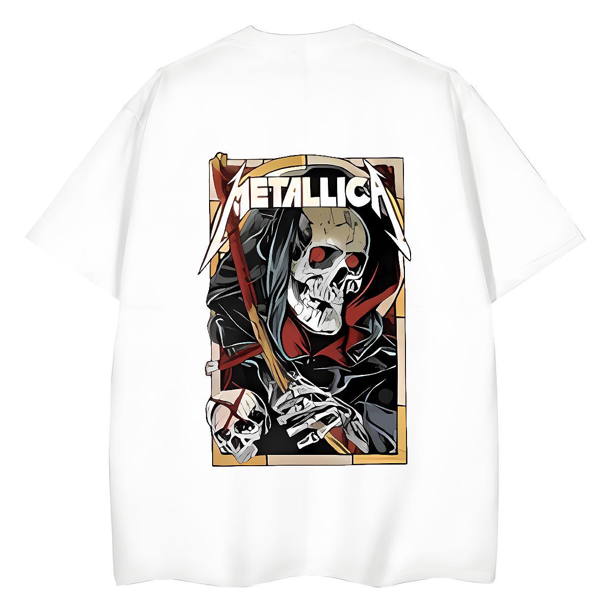 DIY T-Shirts for Women 230g 100% Cotton Breathable Short Sleeve Casual Beach skull Womens Tshirts High quality Customized Print Top Shirts