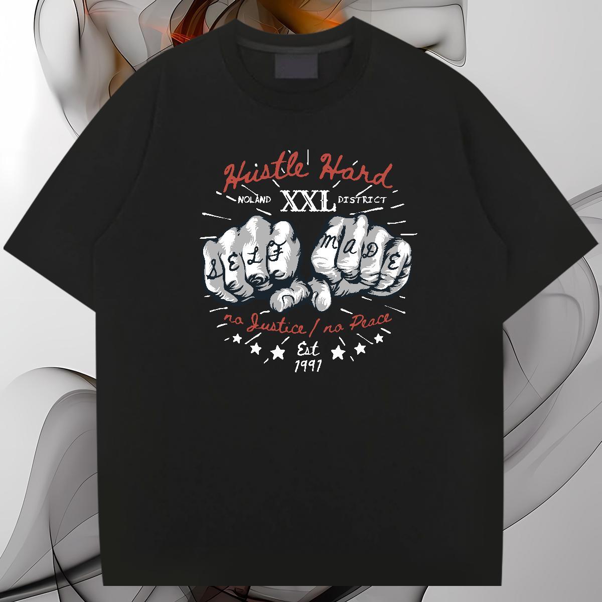 Cool Design hand- T-Shirts Daily Outfit Tshirts 230g 100% Cotton 2024 Designer Breathable Short Sleeve Anime Clothings