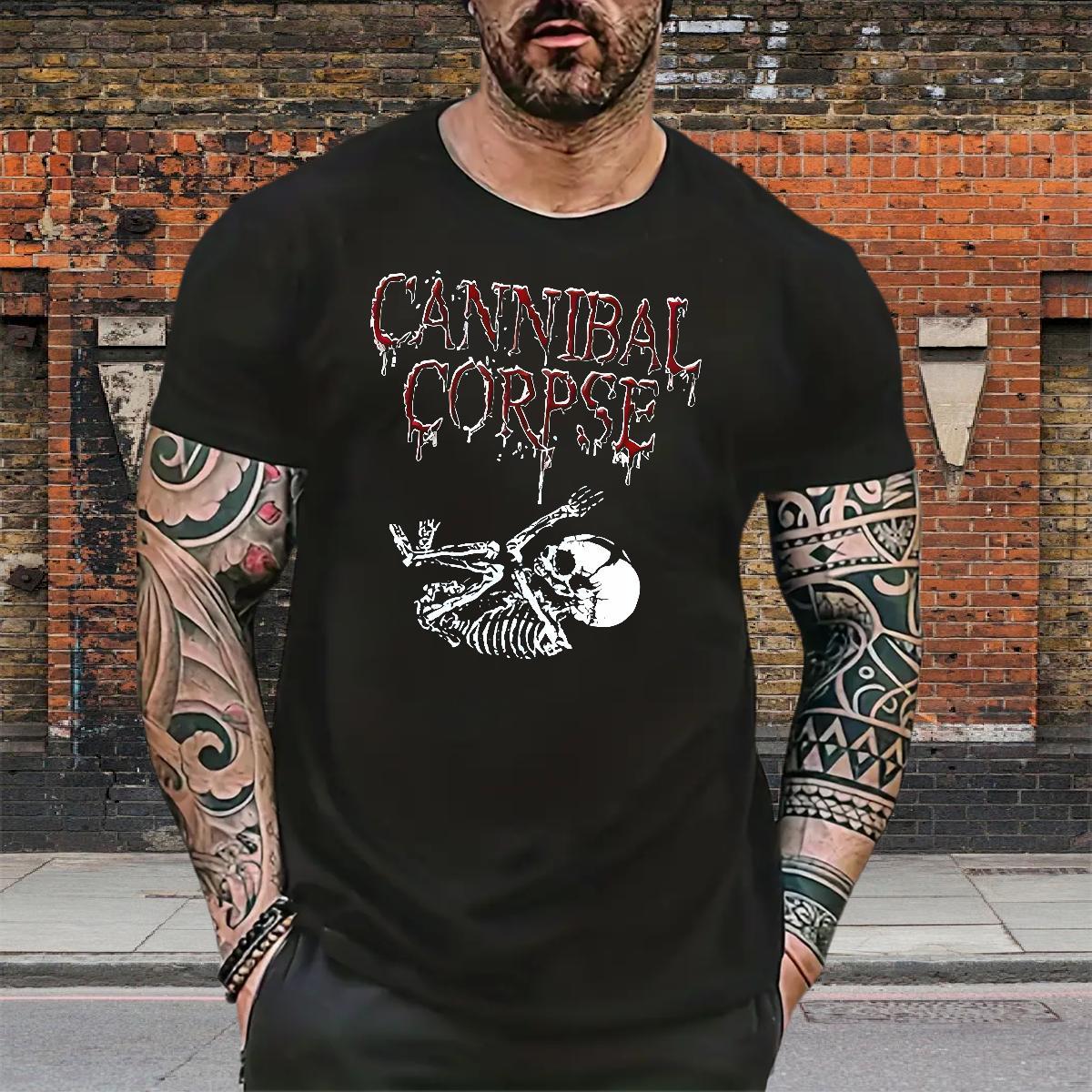 Classic Mens Tshirts Home Outdoor 230g Cotton White Plus Size Breathable skull Mens T Shirts New Tops Shirt