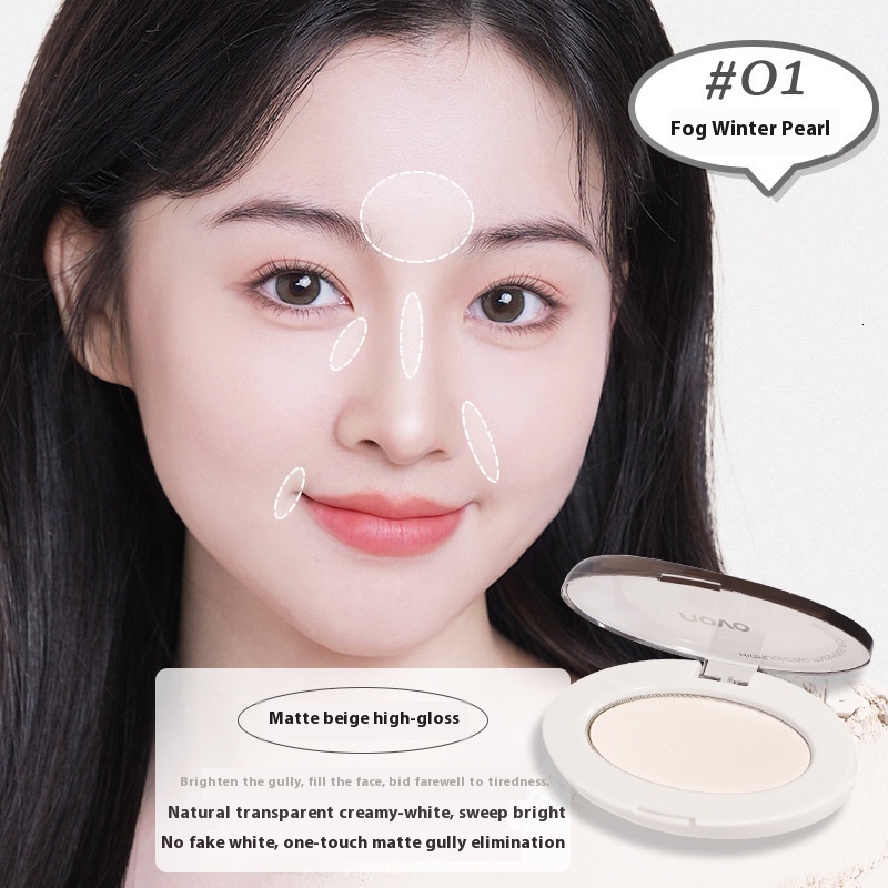 Versatile Novo Face Contouring Palette - Soft Sheen Shadow and Highlight Powder Set
