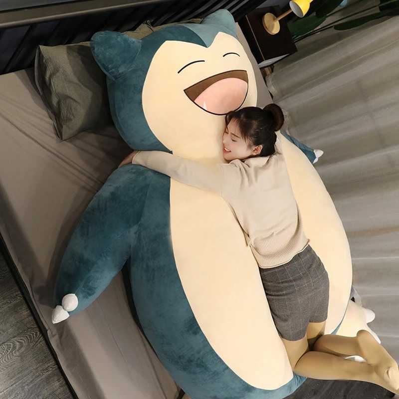 200/150cm Giant Snola Plush Pocket Monsters Plush Toy Kawaii Soft Snola Leather Shell Plush Non Filled Pillow Childrens Gift W240821