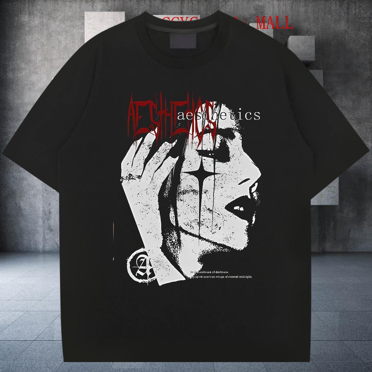 Popular hand T Shirts Men Casual Tshirt for Man Woman 230g 100% Cotton Factory Direct Short Sleeve O-Neck Black White Tees Shirts