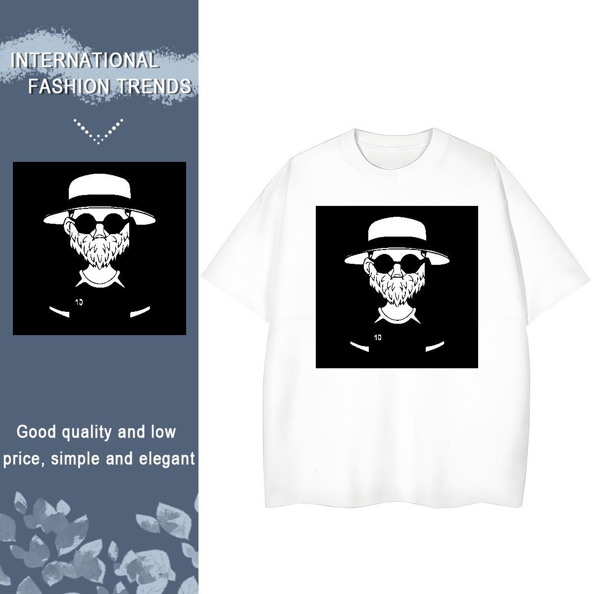 Custom T Shirt For Woman 230g 100% Cotton Breathable Crew Neck Spring Summer skull Lady T shirt Wholesale Cartoon Printing L-4XL Tops Tees