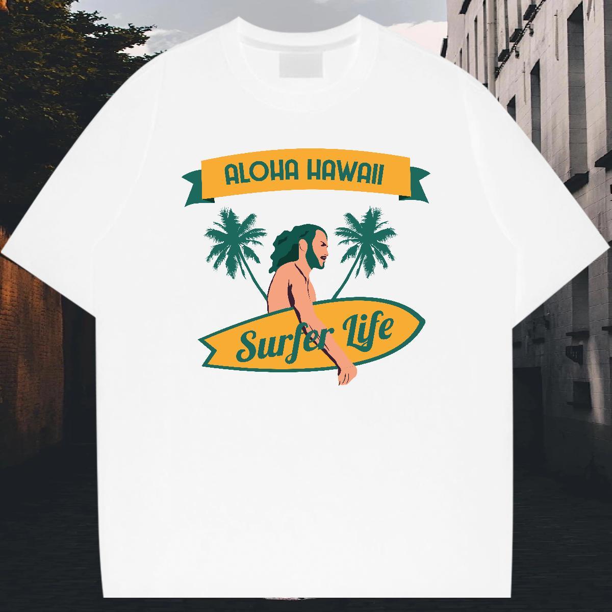 Comfortable Couples T Shirts Street Wear 230g Cotton Custom Printed Crew Neck skateboarding T shirt Free Shipping Tees