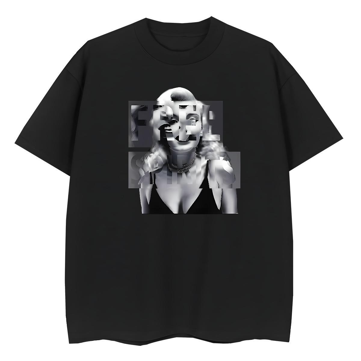 New Arrival T Shirts Women 230g Cotton O Neck Short Sleeves Sports Street Wear character Woman Tshirt Free Shipping Custom Printing Tees