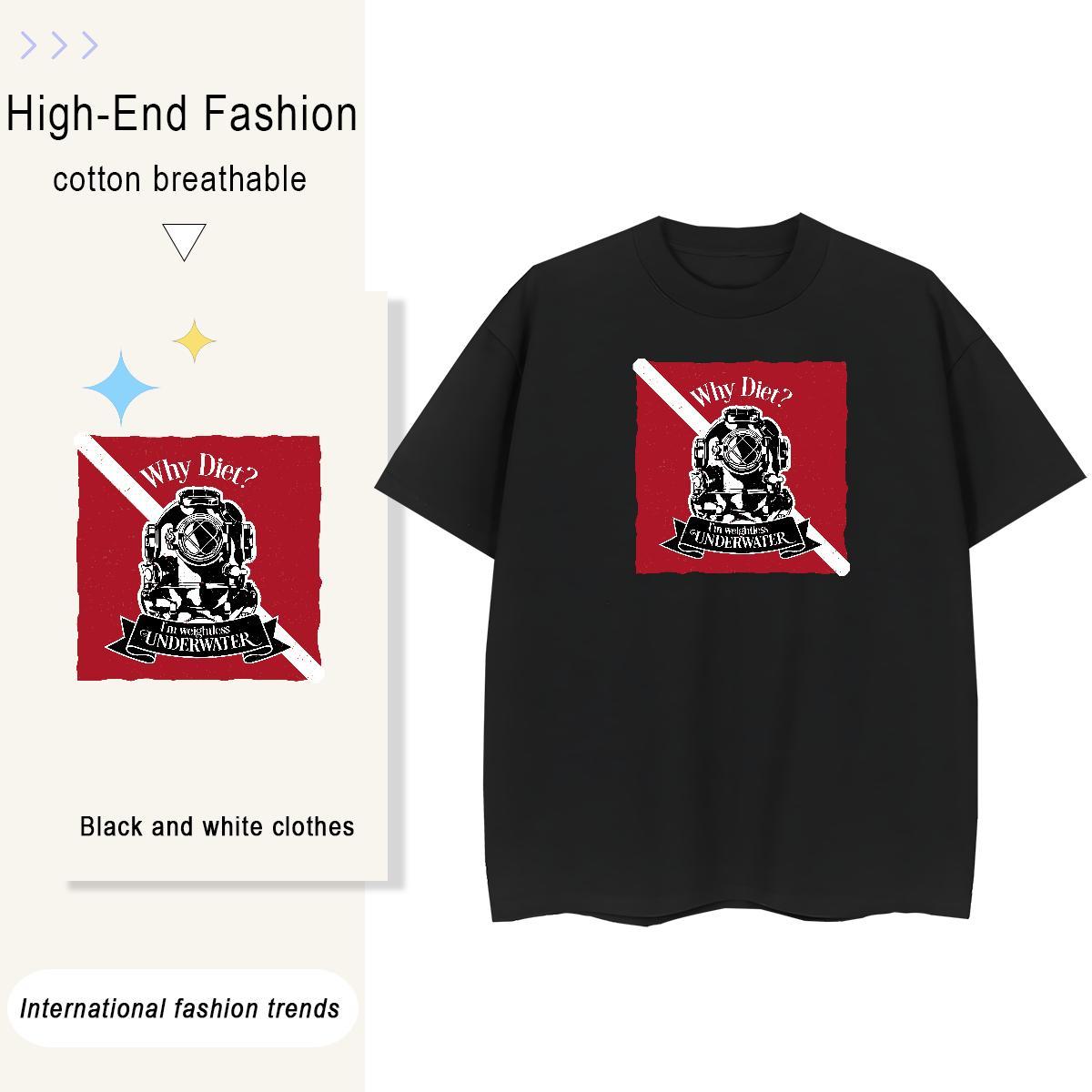 Fashion Casual T shirt 230g Cotton Breathable Crew Neck Outdoor logo Womens Tshirts High quality Custom Printed Polos