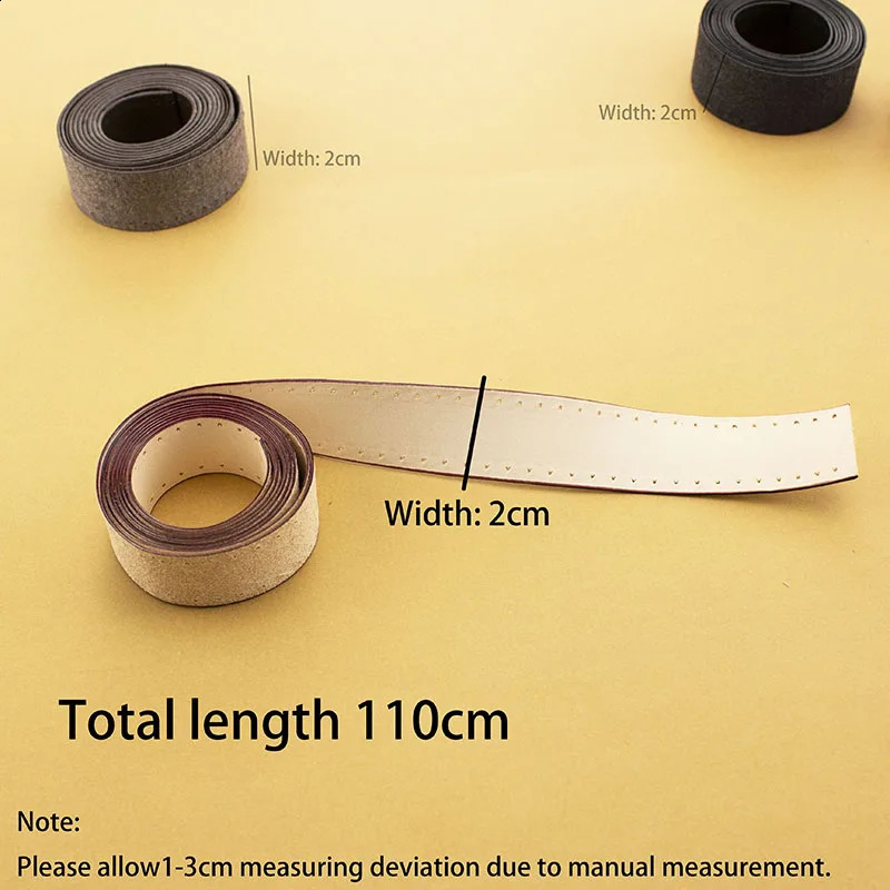 TINBERON Real Leather Bag Edge Strap DIY Handmade Application for Handbag Lower Arm Bag Replacement Side Strap Repair Kit Accessories 240821