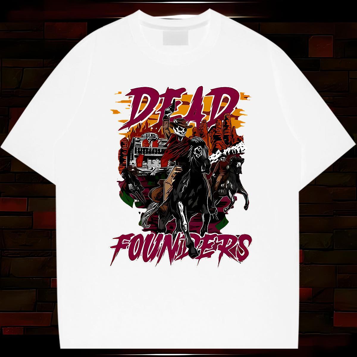 Wholesale skull Man T Shirts Sports Casual Couples T Shirts 230g Pure Cotton Fashion Designer Breathable Short Sleeve DIY Logo Oversized Tops