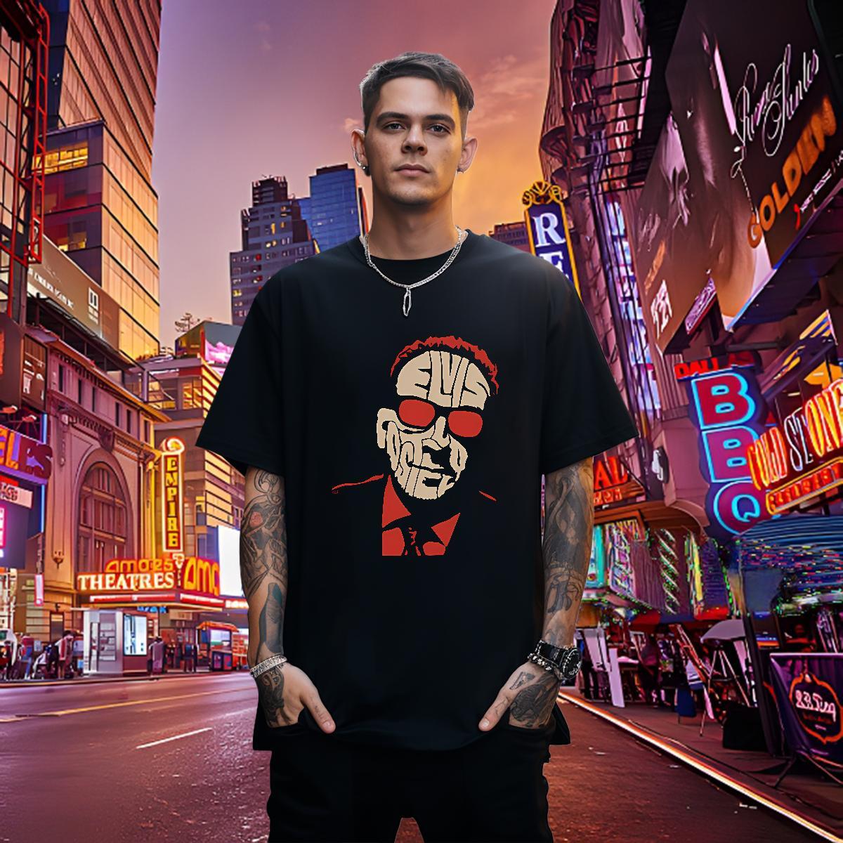 Fashion Tshirt for Man Woman 230g 100% Cotton Daily Wear scary Breathable Short Sleeve T-Shirts Loose Graphic Tees Shirts