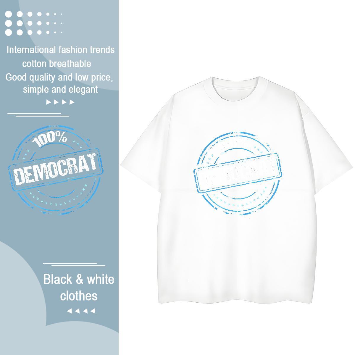 Popular Lady T shirt 230g Cotton letter Street Wear Woman T Shirts Breathable Crew Neck Anime Tees Shirts