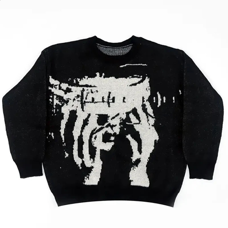 Y2k Knitted Cardigan Women Collar Sweater Coat Vintage Long Sleeve Single Breasted Top Autumn Fashion Girls Knitwear Jumper 240821