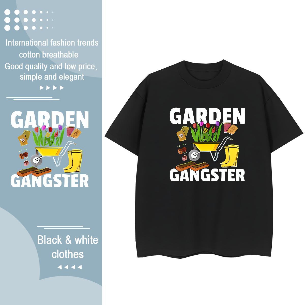 Fashion Casual T shirt Breathable Crew Neck 230g Pure Cotton Women Tshirts Custom Print Plus Size flower Casual Sport High quality Tees