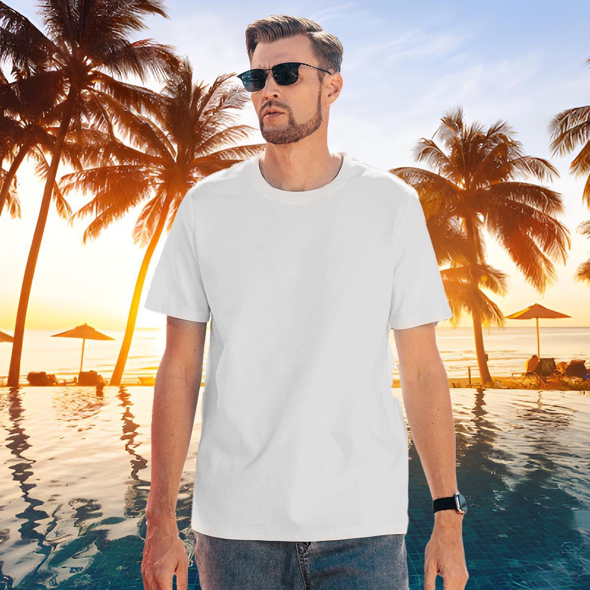 2024 Summer Men Tees 230g Pure Cotton Hip Hop painting Breathable T Shirt For Man Loose Custom Print Oversized Clothings
