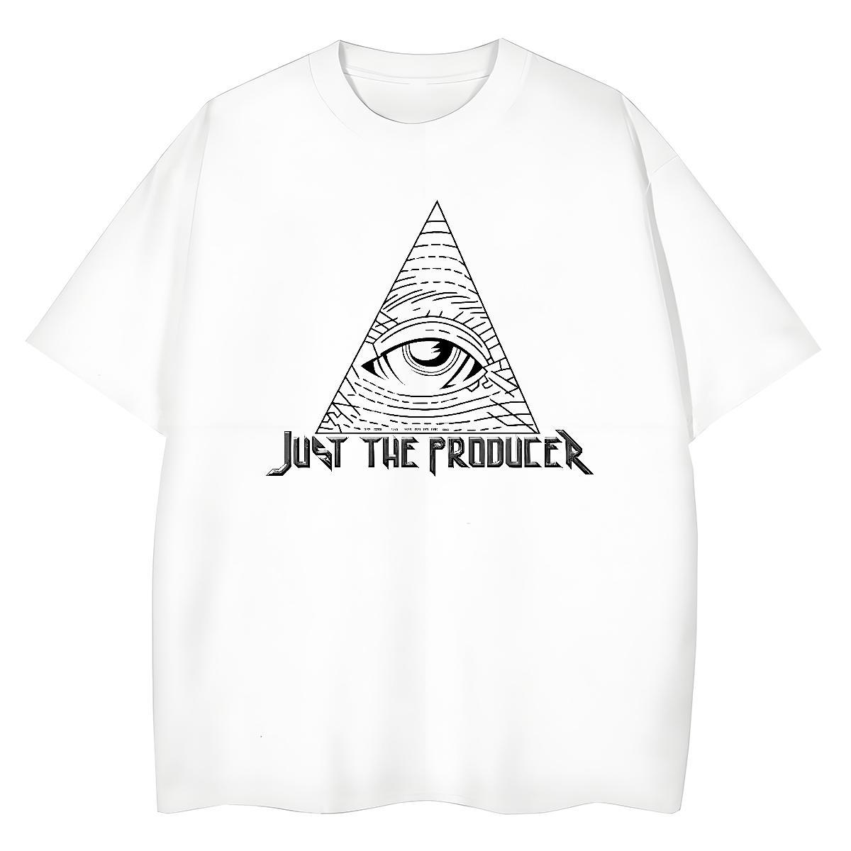 Designer T shirt 230g 100% Cotton O-Neck Short Sleeve Home Outdoor eye of the devil Woman Tshirt Brand Custom Cartoon Tees