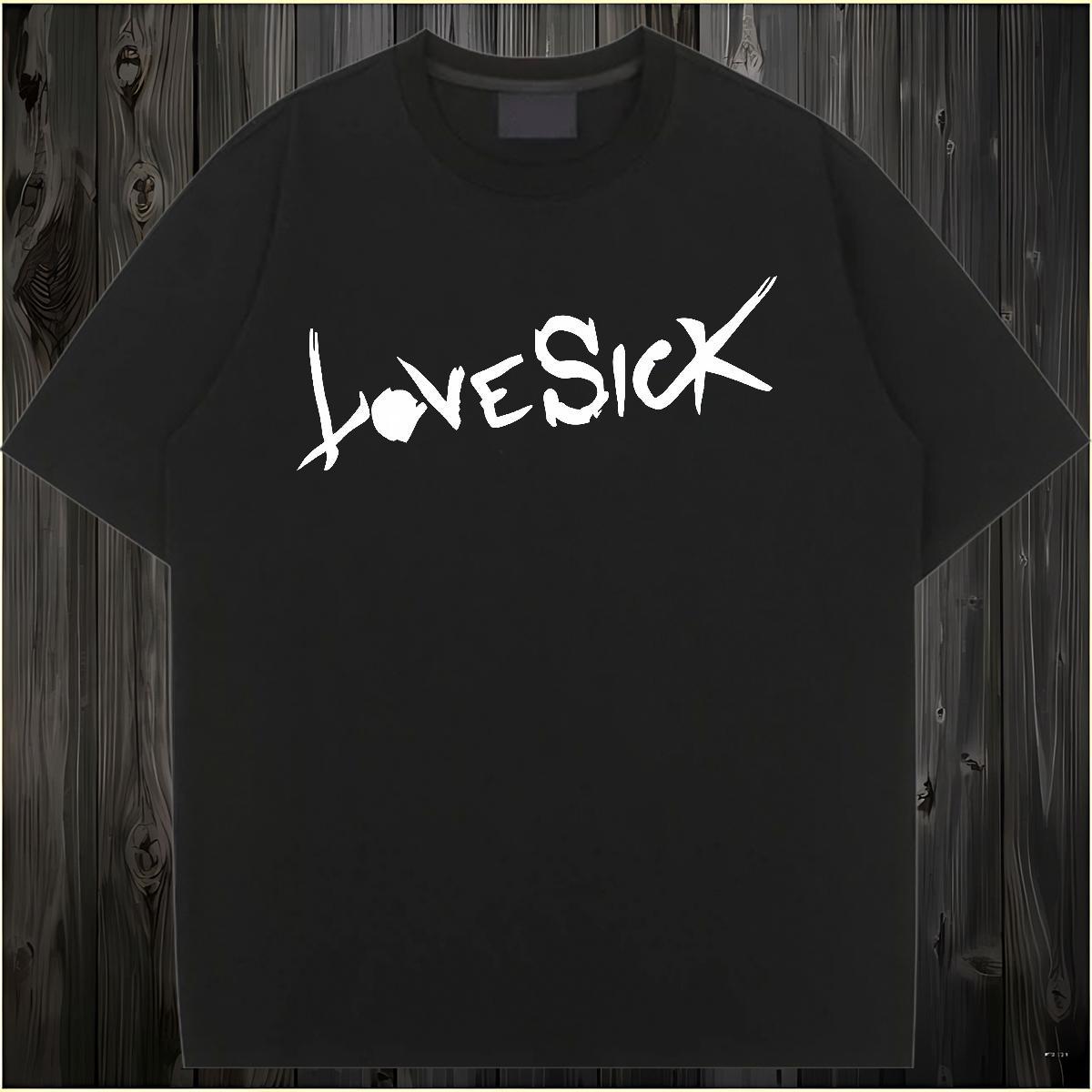 Loose fit Womens Tshirts 100% Cotton 230g letter Daily Wear T shirt Crew Neck Skull Clothes