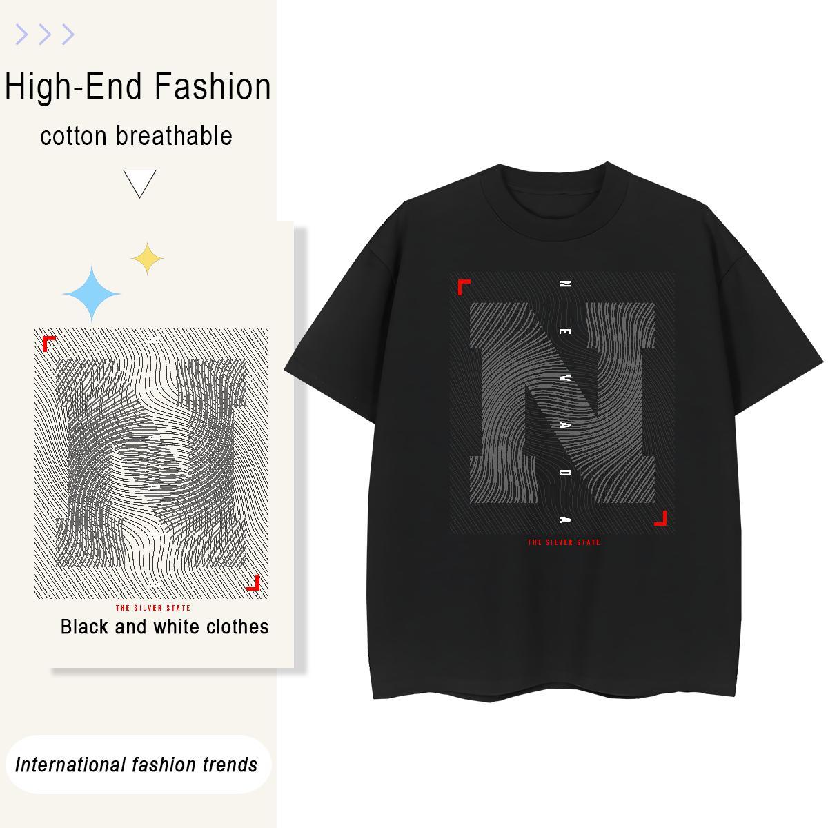 Designer Men Tees Home Outdoor 230g Cotton Custom Anime Breathable Short Sleeve letter Men T Shirts Free Shipping Tops