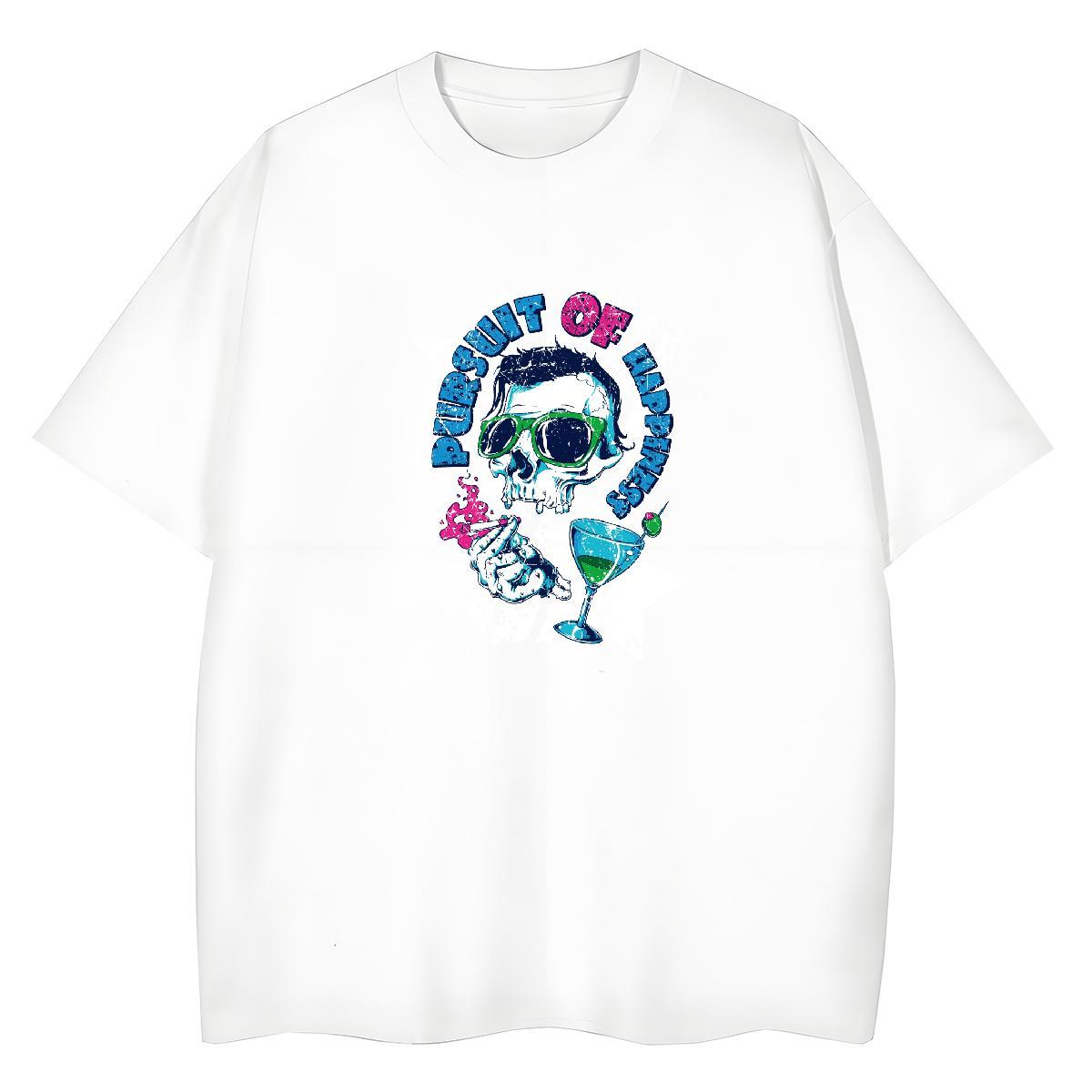 Designer Woman T Shirts 230g Cotton Crew Neck Casual Beach skull Woman Tshirt Popular DIY Logo Tops