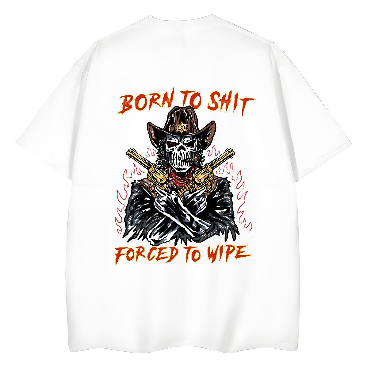 2024 Designer T-Shirts 230g 100% Cotton Breathable Daily Outfit skull Tshirt for Man Woman Nice Cartoon Anime Tees Shirts