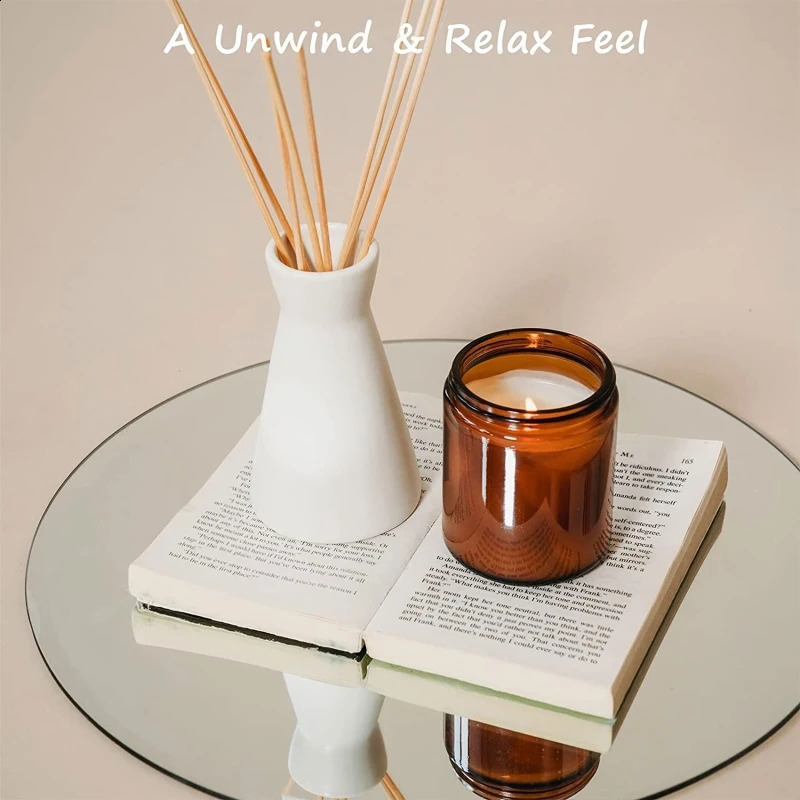 Round Acrylic Mirror Tray 8inch Circle Mirror Plate Decor Accessory 240822