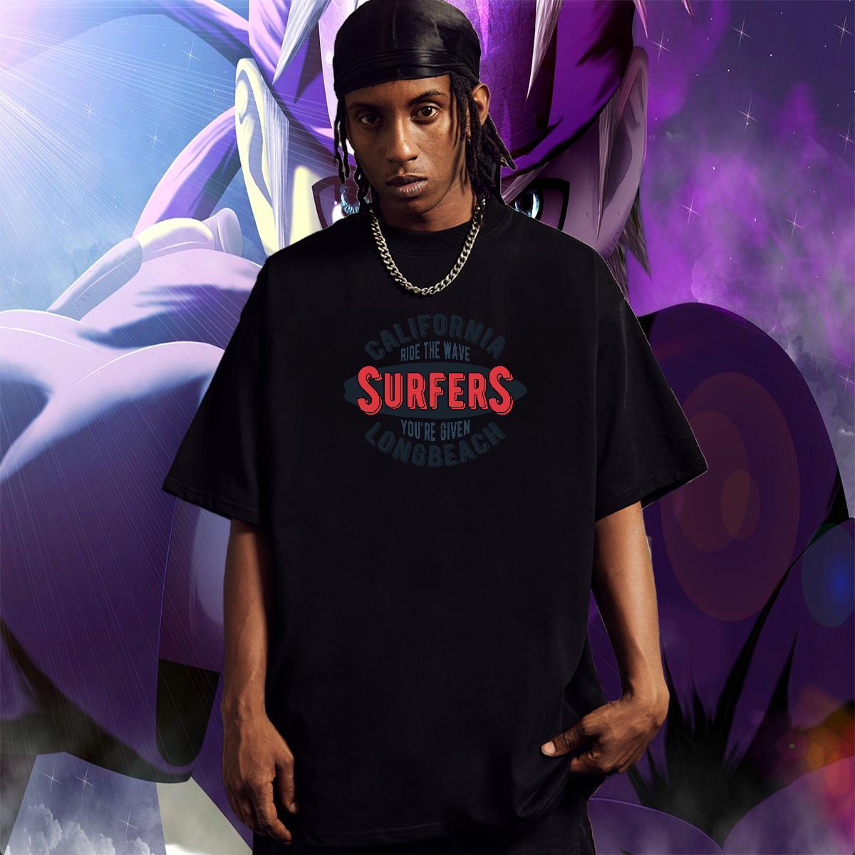Wholesale Men Tops Tees Daily Outfit 100% Cotton 230g Black Oversized Breathable Short Sleeve letter Man T Shirts 2024 New Wear