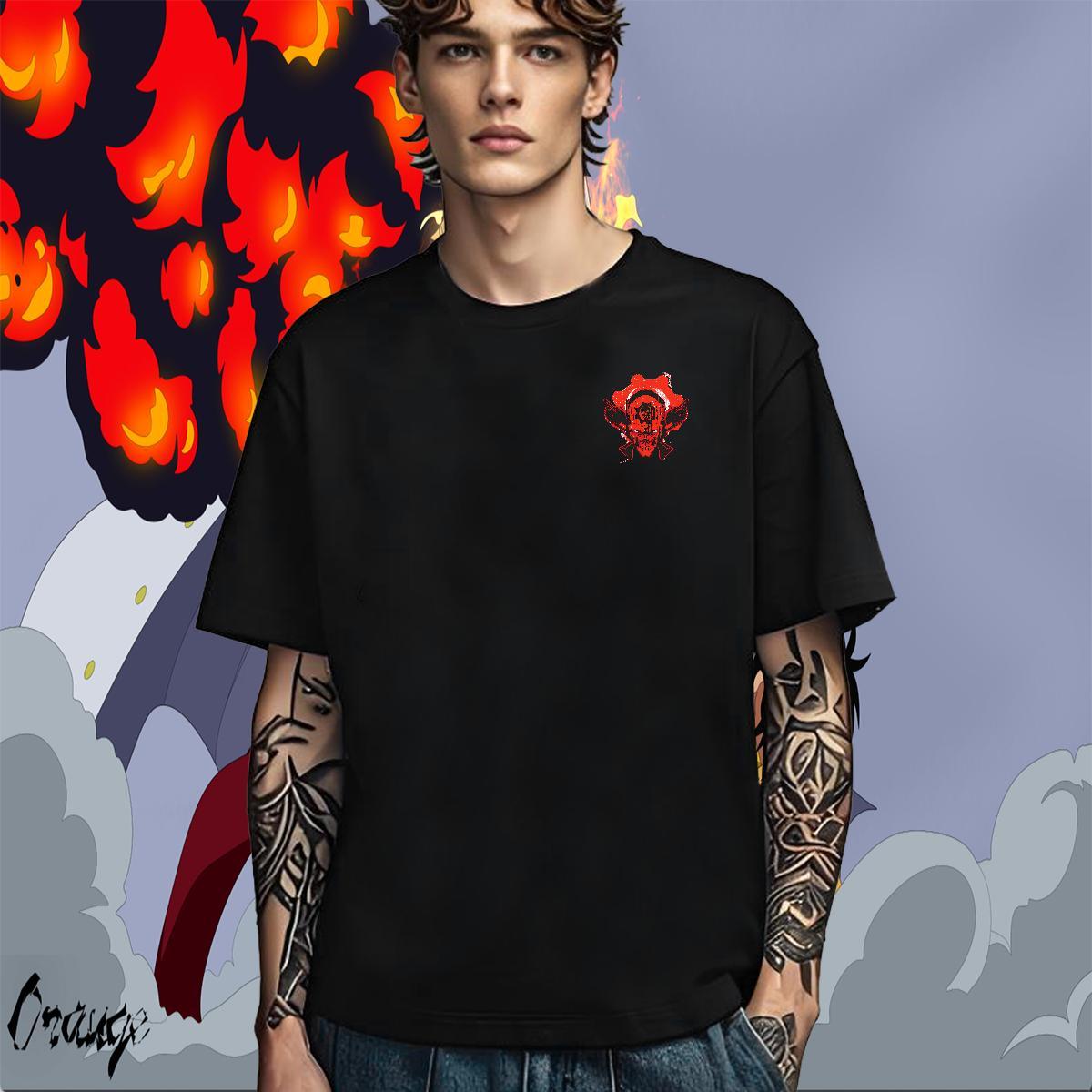 Free Shipping Casual Beach Tshirt for Man Woman gun Short Sleeve O-Neck 230g Cotton T-Shirts for Men Comfortable DIY Tops Tees