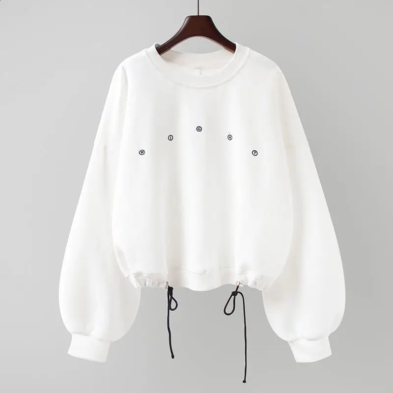 Y2k womens sports shirt short sleeved embroidered spring and autumn style loose Korean fashionable long floral top 240821