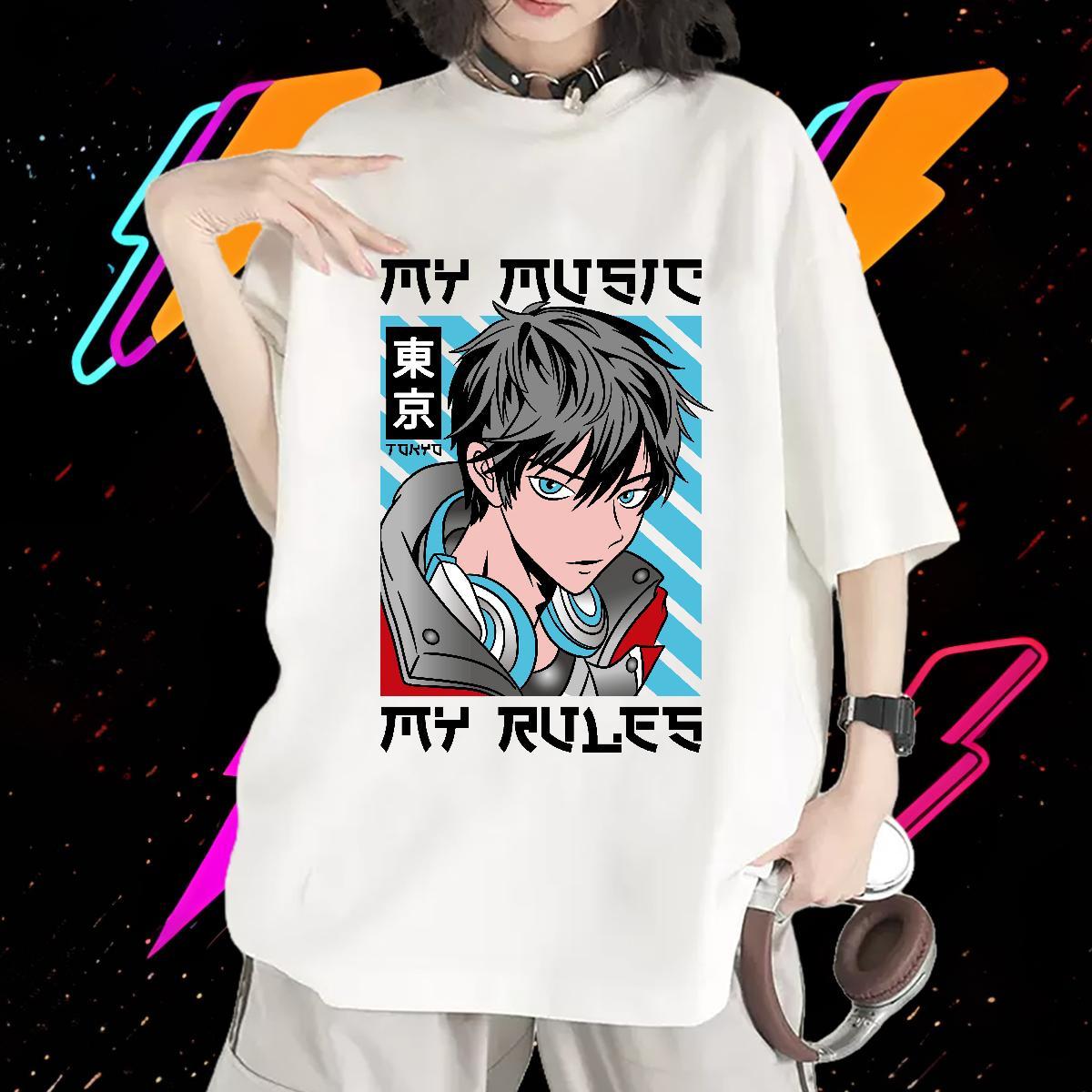 Designer Women Tshirts 100% Cotton 230g comic Street Wear T shirt Breathable Custom Print Oversized Clothings