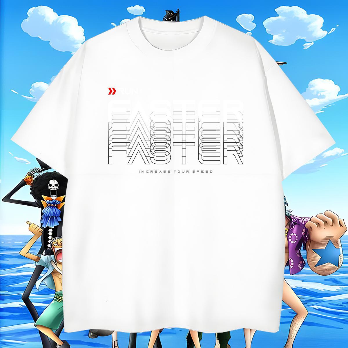 Soft Couples T Shirts Daily Outfit 100% Cotton 230g Anime Breathable Short Sleeve faster T Shirt For Man Wholesale Tops Shirt