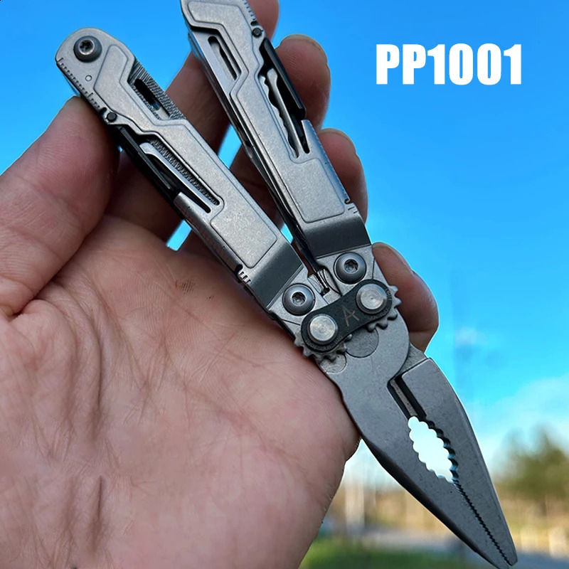 PP1001 Folding Multifunctional Combination Tool Pliers EDC Outdoor Equipment Small Tools 240820