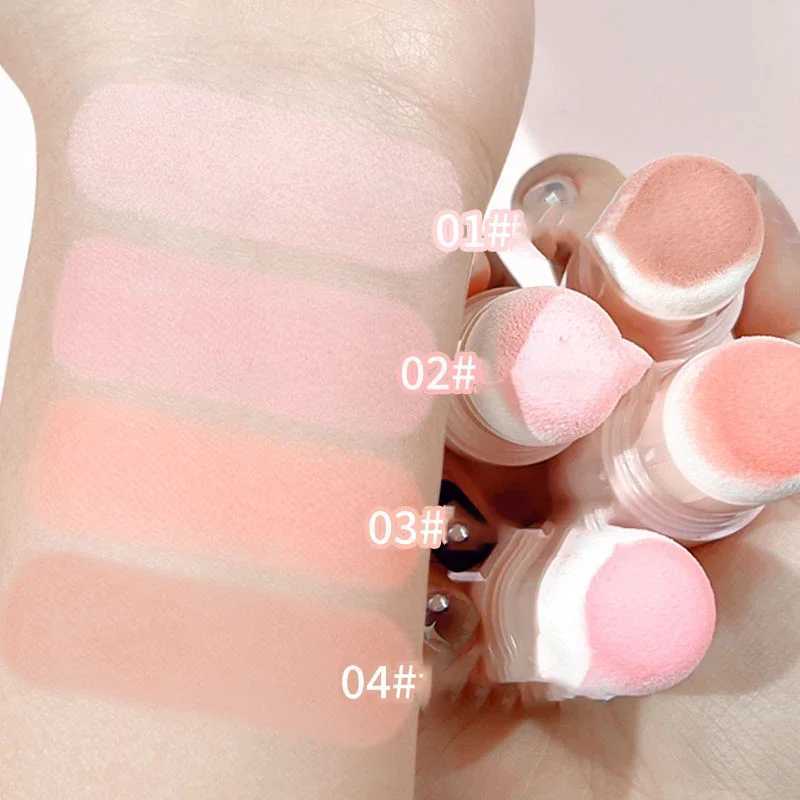 Double Head Sponge Facial B Stick Waterproof Multi-purpose Eyes lips Cheek B Balm Cream Matte Finish Makeup Contour PenXJ241225