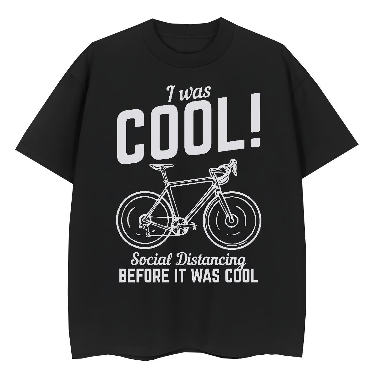 Popular Couples T Shirts Summer Casual 100% Cotton 230g Black Oversized Breathable Short Sleeve bicycle Men T Shirts 2024 New Tees Shirts