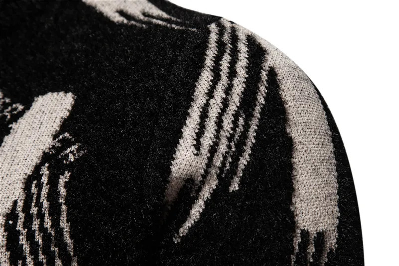Mens sweater soft comfortable fashionable warm knit mens clothing 240821