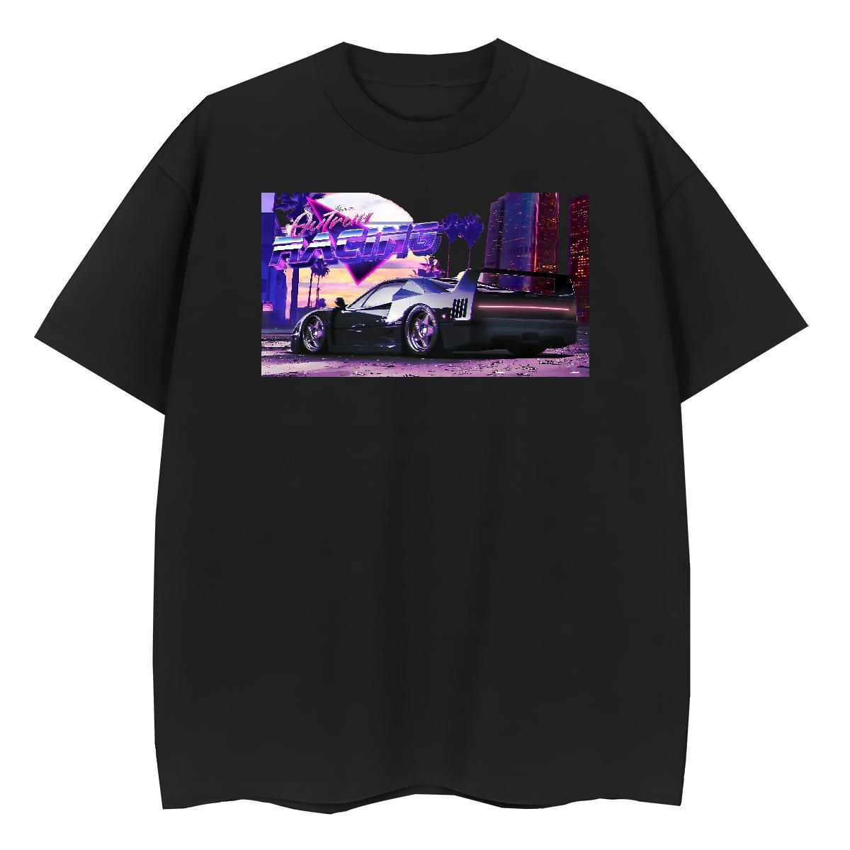 New Arrival Womens T Shirts 230g 100% Cotton Breathable Casual Sport car Women Tees Comfortable Oversized L-4XL Clothes