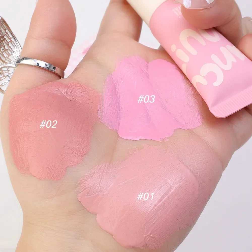 2 in 1 Liquid B Cream Eyeshadow Velvet Matte Pink Ber Natural Easy To Smudge Cheek Tint Face Contour Brightens MakeupXJ241225