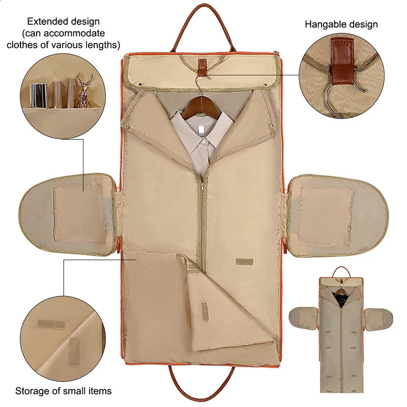 Travel bag womens PU folding travel bag large capacity tote bag multifunctional waterproof travel organizer 240904