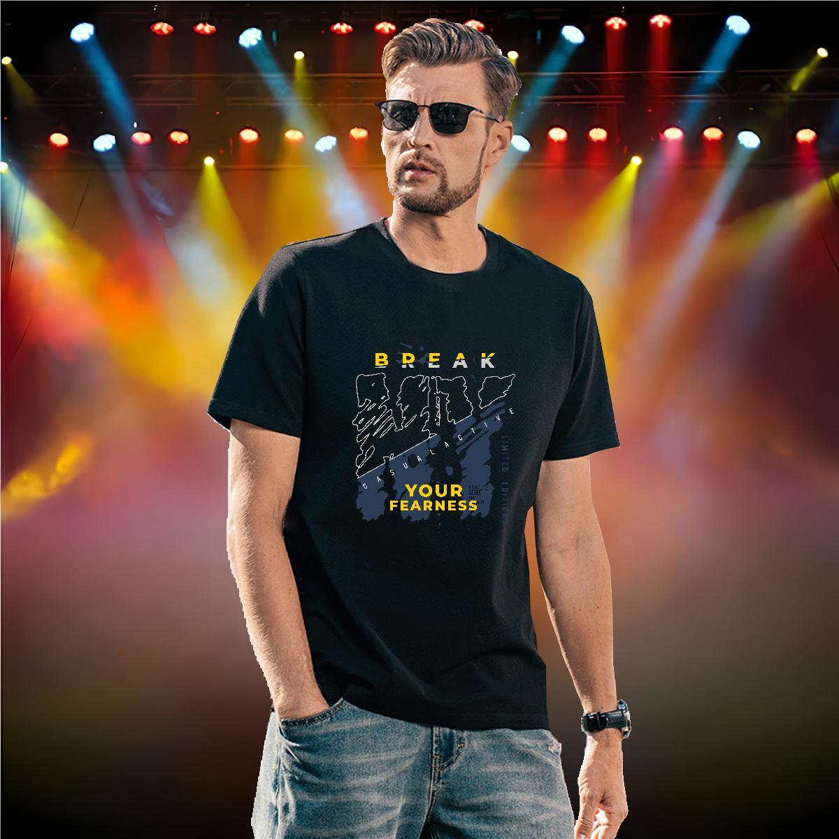 Brand Street wear Hip Hop Tshirt for Man Woman gun Breathable Short Sleeve 230g Cotton T-Shirts for Men Designer Cartoon Print Tees Shirts